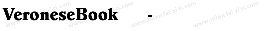 VeroneseBook 语言英文字体转换